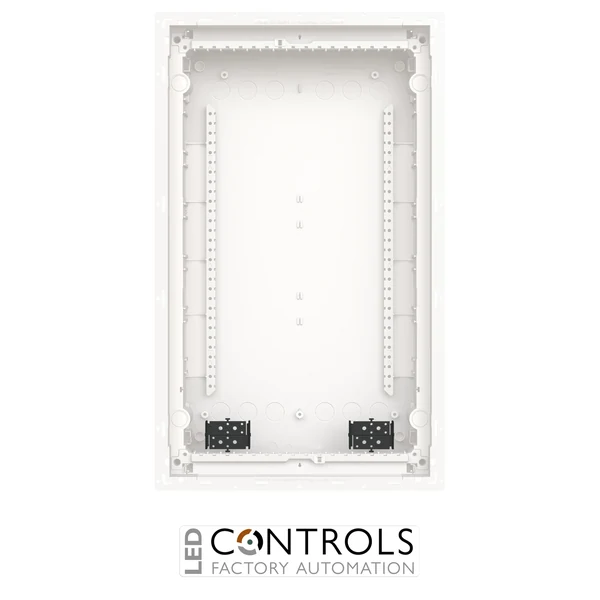 2CPX031115R9999 ABB UZB636 UK600 Recessed Wall Box with Grips 3 Row White