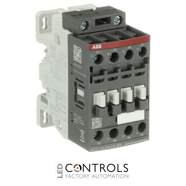1SBL171101R8800 ABB AFC16-04-00-88 4 Pole 4NC Contactor 230-240V 50Hz 240-260V 60Hz Screw Terminals