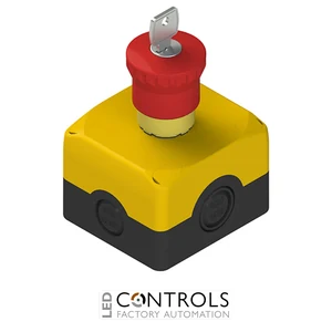 ES AC31011 Pizzato Complete unit with enclosure, emergency pushbutton and contacts