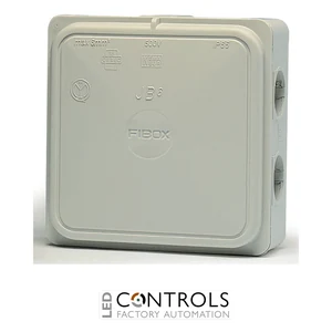 8600672 Fibox JB 6 G Junction box 6 mm², PP Integrated membranes