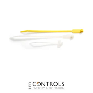 MAR200W-N Partex Identification Cable Ties (Non-Releasable), 200mm x 4.6mm, Natural, pack 100