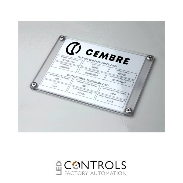 4117094 Cembre PLATE MG-VRT-R 48103 (52X107 BK)