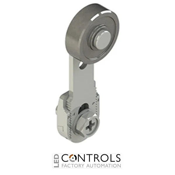 VN A00KF-R24 Pizzato Adjustable straight metal revolving lever with steel roller, ? 20 mm, with self-lubrication