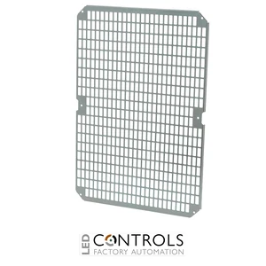 8120758 Fibox MPP ARCA 7050 Mounting plate perforated (630x430x2 mm - 26x11 mm) Galvanized steel, for size 700x500x300