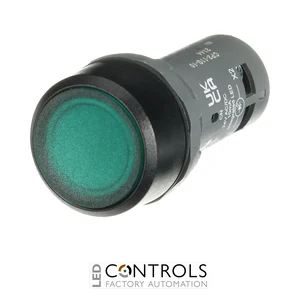 1SFA619101R1112 ABB CP2-11G-10 Compact Illuminated Pushbutton Green 1 NO 24 V AC/DC - image 2