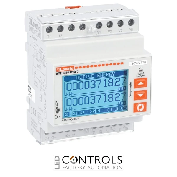 DMED310T2MID - 3PH C/W OR W/O NEUTRAL 5A 2OUT PROG. DIG