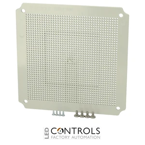 3770102 Fibox MPI EKO 2828 Multiperforated plastic mounting plate