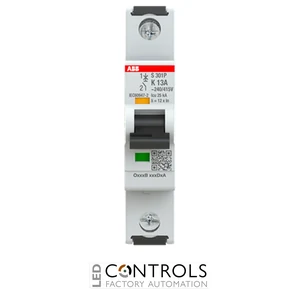 2CDS381001R0447 ABB S301P-K13 Miniature Circuit Breaker - 1P - K - 13 A