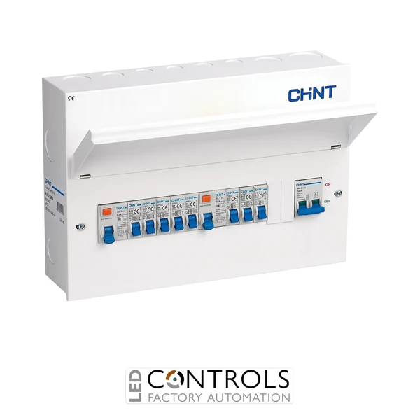 nx3-16ra chint ready assemble metal consumer unit with 8 miniture circuit breakers amendment 3