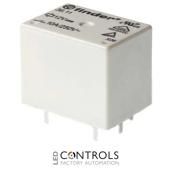 36.11.9.024.4011 Finder Miniature PCB relay 1pole 10A DC 24V