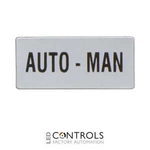 8LM2TAI233 - """LABEL """"AUTO-MAN"""""""