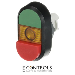 1SFA611141R1103 ABB MPD12-11Y Illuminated Double Pushbutton Green/Red with Yellow Indicator - image 3