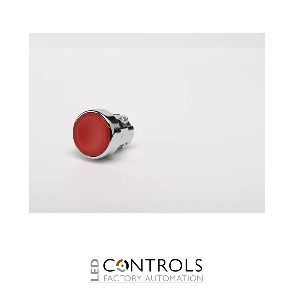 EMAS CMDK EMAS CM FLUSH BUTTON SINGLE HEAD  IP65 RED WITH NUT
