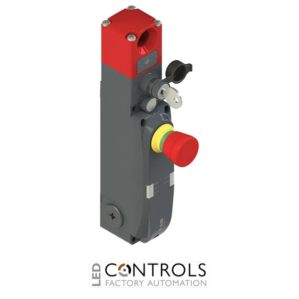 NG 2D5D413F Pizzato NG series safety switch with lock and integrated control devices