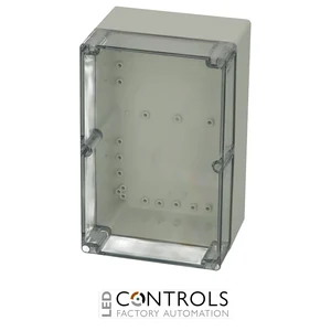 7022861 Fibox PCT 162513 Enclosure, Polycarbonate Clear transparent cover