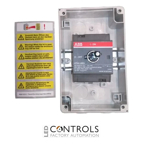1SCA125130R1001 ABB OTDCP25S11M 2 Pole 1000VDC  25A Switch Disconnector