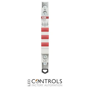 2CCA703900R0001 ABB E219-3C Indicator Light 3 x Red LED 230–415 V AC