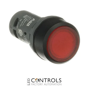 1SFA619101R1111 ABB CP2-11R-10 Compact Illuminated Pushbutton Red 1 NO 24 V AC/DC - image 3