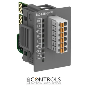 1SAP187300R0205 ABB TA5146-CNW AC500, CAN serial interface adapter, Option board, 1xCAN-bus isolated, Spring terminals, Wide temperature
