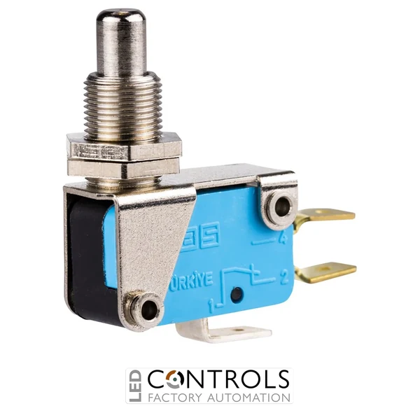 EMAS MK1PUM9 EMAS MICRO SWITCH-THICK-LONG METAL PLUNGER 1CO