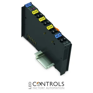 Wago 750-563/040-000 2-channel analog output module 0/4-20 mA 16 bits or 6 to 18VDC configurable, XTR - Extreme version Dark Gray