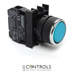EMAS B100DM EMAS B FLUSH PUSH BUTTON 1NO BLUE