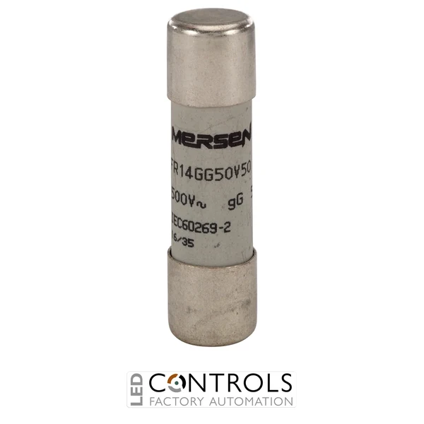 MERSEN FUSE 500V CP 14X51 GG 50A S/I FR14GG50V50