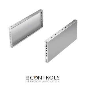 TS8702.040 Rittal Trim panel sides H: 200mm for W: 400mm Stainless steel