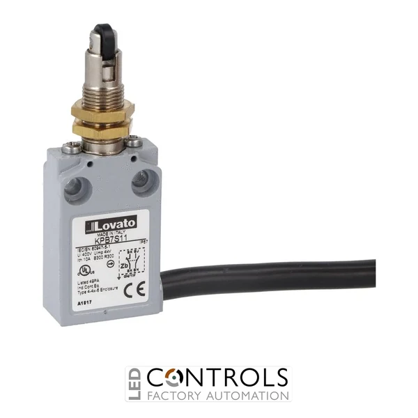 KPB7L11 - M12 HEAD PREWIRED METAL 1NO+1NC SLOW BR.