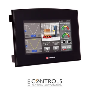 SM70-J-R20 Unitronics Samba 7" colour touchscreen HMI and PLC with onboard I/O configurations