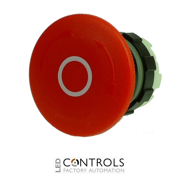 BC3P34RED-O IMO Emergency Stop Pushbutton 40mm, Red With White O