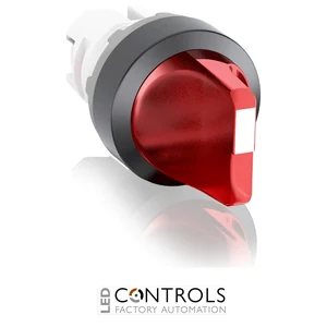 1SFA611200R1101 ABB M2SS1-11R Red Two-Position Illuminated Momentary Selector Switch