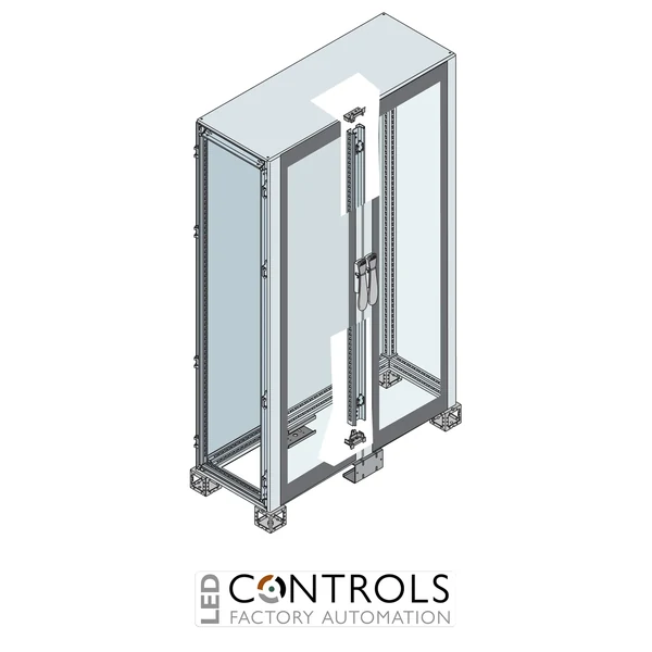 ES2228VK ABB IS2 Double Glazed Door Cabinet 2200 × 1200 × 800 mm