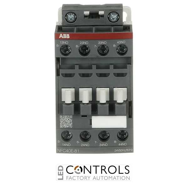 1SBH131001R8140 ABB NFC40E-81 4NO + 0NC Contactor Relay 24V 50/60Hz