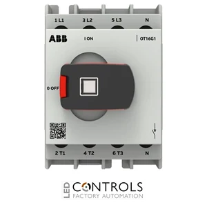 1SCA163385R1001 ABB OT16G1-4MSN2 Switch-disconnector OT Plus 16 A, size G1, 4-pole, incl. handle, - image 2