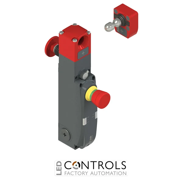 NG 2D7E413F-F31 Pizzato NG series safety switch with lock and integrated control devices, with actuator