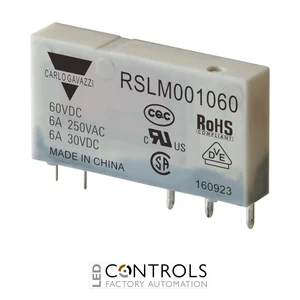 RSLM001060 - Relay 6A 250VAC/30VDC, 60VDC COIL, SPDT