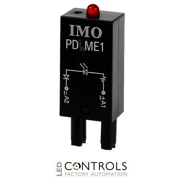 PDME1 IMO Relay Socket Plug-in Module 6-230 VDC, Diode, -A1 to +A4