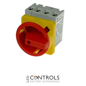 PM69-4080-RY64 IMO ISOLATOR 4P 80A PANEL MOUNT 64MM R/Y HANDLE