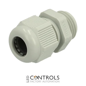 7016401 Fibox GPA M16 Cable gland (IP 68 - 5 bar), M16x1,5 for cable 5-10 mm