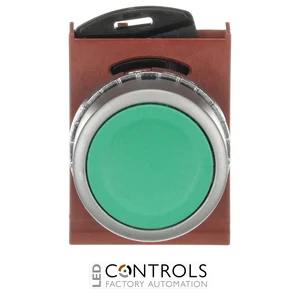 1SFA184002R9002 ABB P9MPNVG Green Flush Momentary Pushbutton - image 2