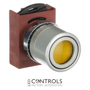 1SFA184523R9103 ABB P9MPLGGV Yellow Illuminated Momentary Pushbutton