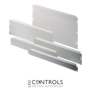 DK7151.035 Rittal Blanking panel 482.6mm (19") 1 U Installation height: 44mm RAL 7035