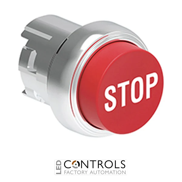 LOVATO LPSB2134 RED EXTENDED MET. PUSH-BUTTON STOP