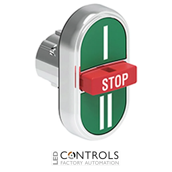 LOVATO LPSB7345 TRIPLE TOUCH MET.BUTTON I-STOP-II