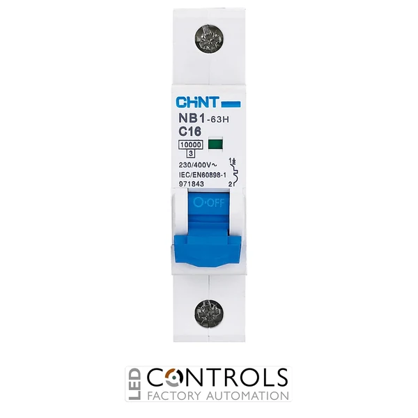Chint NB1-63D1P40 MCB - 1P - D Curve - 40A - 6kA