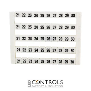 MT5-21-30 IMO Marker 5 x 5 mm White, Printed 21-30