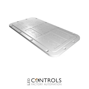 SZ2567.200 SZ Plastic gland plates, Size 7 with knockouts