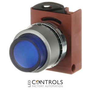 1SFA184506R9104 ABB P9MPLLSD Blue Extended Illuminated Momentary Pushbutton - image 2