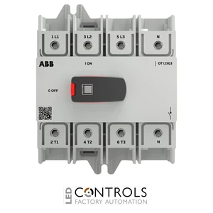 1SCA162526R1001 ABB OT125G3-4BSN2 Switch-disconnector OT Plus 125 A, size G3, 4-pole, 4th pole right - image 2